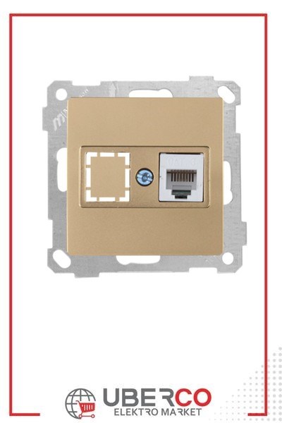 2100 125 0180Candela Mek+Tuş Telefon Prizi 1Xrj11 (Cat3) - Antik AltınCandela Mek+Tuş Telefon Prizi 1Xrj11 (Cat3) - Antik Altın{ubercoelektromarket}