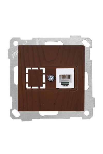 2100 125 0157Candela Mek+Tuş Telefon Prizi 1Xrj11 (Cat3) - CevizCandela Mek+Tuş Telefon Prizi 1Xrj11 - Ceviz | MUTLUSAN{ubercoelektromarket}