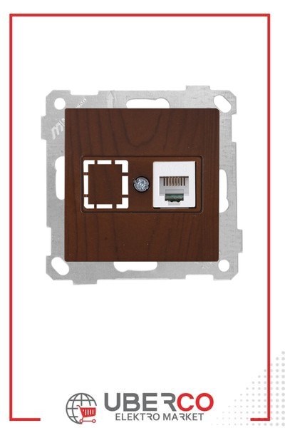 2100 125 0157Candela Mek+Tuş Telefon Prizi 1Xrj11 (Cat3) - CevizCandela Mek+Tuş Telefon Prizi 1Xrj11 - Ceviz | MUTLUSAN{ubercoelektromarket}