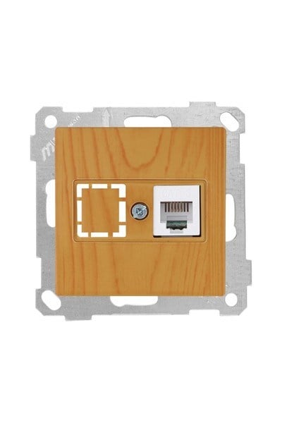 2100 125 0158Candela Mek+Tuş Telefon Prizi 1Xrj11 (Cat3) - MeşeCandela Mek+Tuş Telefon Prizi 1Xrj11 - Meşe | MUTLUSAN{ubercoelektromarket}