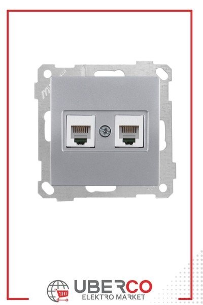 2100 126 0182Candela Mek+Tuş Telefon Prizi 2Xrj11 (Cat3) - İnoxCandela Mek+Tuş Telefon Prizi 2Xrj11 - İnox | MUTLUSAN{ubercoelektromarket}
