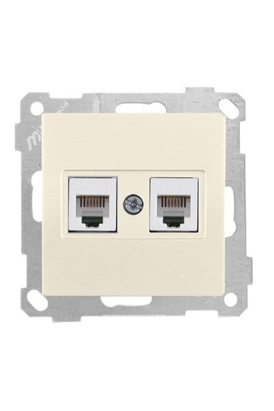 2100 126 0102Candela Mek+Tuş Telefon Prizi 2Xrj11 (Cat3) - KremCandela Mek+Tuş Telefon Prizi 2Xrj11 - Krem | MUTLUSAN{ubercoelektromarket}