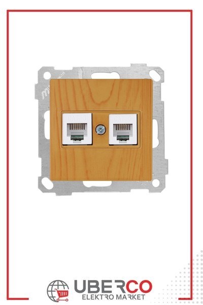 2100 126 0158Candela Mek+Tuş Telefon Prizi 2Xrj11 (Cat3) - MeşeCandela Mek+Tuş Telefon Prizi 2Xrj11 - Meşe | MUTLUSAN{ubercoelektromarket}