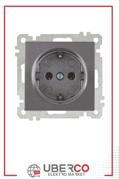 2100 600 0295Candela Mek+Tuş Topraklı Priz - FümeCandela Mek+Tuş Topraklı Priz - Füme | MUTLUSAN{ubercoelektromarket}