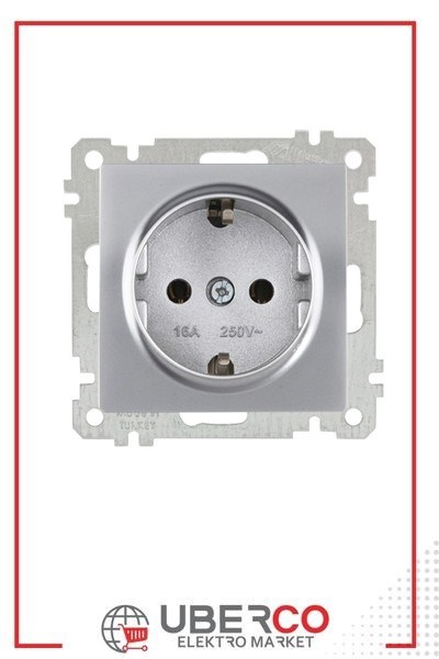 2100 600 0282Candela Mek+Tuş Topraklı Priz - İnoxCandela Mek+Tuş Topraklı Priz - İnox | MUTLUSAN{ubercoelektromarket}