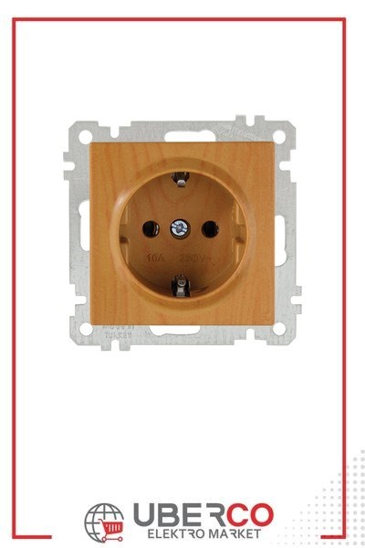 2100 600 0258Candela Mek+Tuş Topraklı Priz - MeşeCandela Mek+Tuş Topraklı Priz - Meşe | MUTLUSAN{ubercoelektromarket}