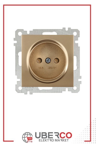 2100 606 0280Candela Mek+Tuş Topraksız Priz Çocuk Korumalı - Antik AltınCandela Mek+Tuş Topraksız Priz Çocuk Korumalı - Antik Altın{ubercoelektromarket}