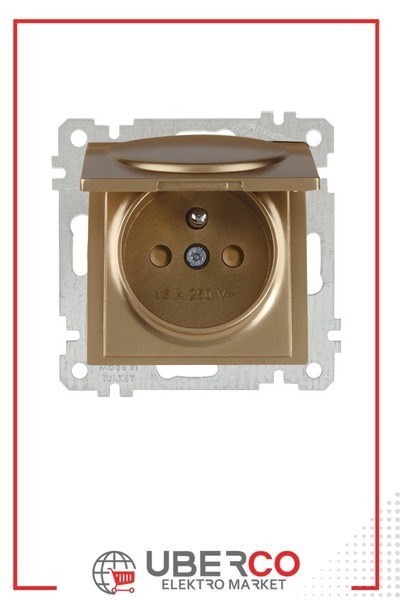 2100 618 0280Candela Mek+Tuş UPS Kapaklı (Fr.) Priz Çocuk Korumalı - Antik AltınCandela Mek+Tuş UPS Kapaklı Priz Çocuk Korumalı - Antik{ubercoelektromarket}