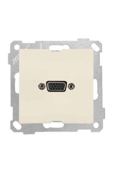 2100 460 0102Candela Mek+Tuş Vga Priz - KremCandela Mek+Tuş Vga Priz - Krem | MUTLUSAN{ubercoelektromarket}