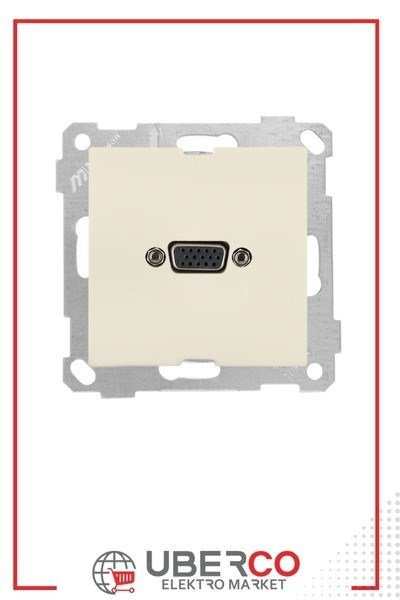 2100 460 0102Candela Mek+Tuş Vga Priz - KremCandela Mek+Tuş Vga Priz - Krem | MUTLUSAN{ubercoelektromarket}