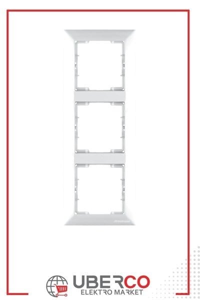 2125 800 2301Candela Üçlü Dikey Çerçeve - BeyazCandela Üçlü Dikey Çerçeve - Beyaz | Mutlusan{ubercoelektromarket}
