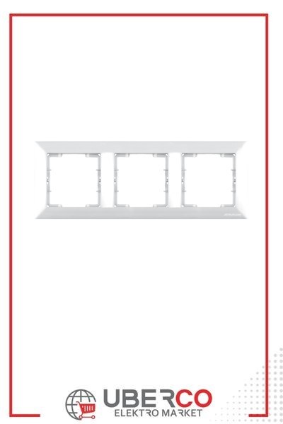 2125 800 1301Candela Üçlü Yatay Çerçeve - BeyazCandela Üçlü Yatay Çerçeve - Beyaz | Mutlusan{ubercoelektromarket}