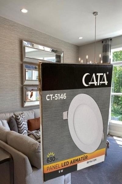 CT-5146B9W SLİM PANEL (BEYAZ)CATA CT-5146B 9W SLİM PANEL BEYAZ -- CATA -- ubercoelektromarket