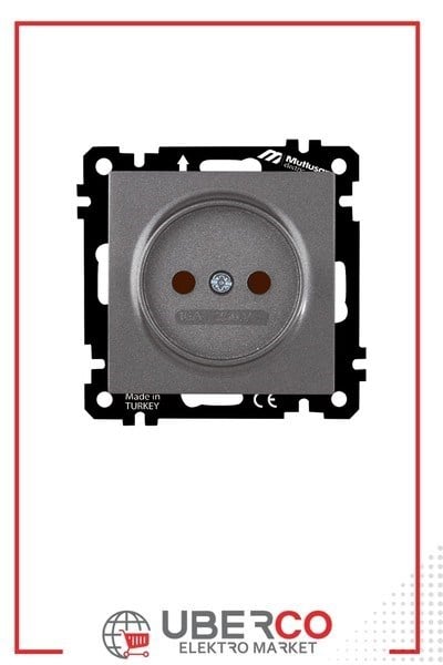 2270 606 0295Mutlusan Elitra Plus Mek+Tuş Topraksız Priz Çocuk Korumalı - FümeElitra Plus Mek+Tuş Topraksız Priz Çocuk Korumalı - Füme{ubercoelektromarket}