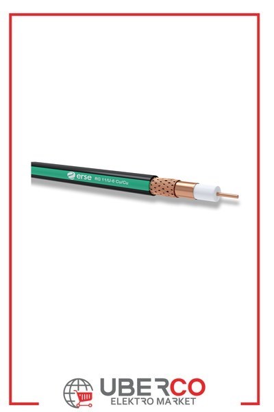 ERSE FDER018200100163GErse COAXIAL RG 11/U-6 Cu/Cu Class B HFFR Koaksiyel (Anten) KablosuErse COAXIAL RG 11-U-6 Cu-Cu Class B HFFR Koaksiyel Kablosu{ubercoelektromarket}