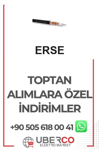 ERSE FDER206200100163ZErse COAXIAL RG 11/U-6 Cu/Cu TRISHIELD Class A+ HFFR (Cca) Koaksiyel (Anten) KablosuErse COAXIAL RG 11-U-6 Cu-Cu TRISHIELD Class A+ HFFR (Cca){ubercoelektromarket}