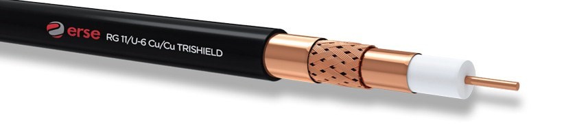 ERSE FDER018100100163GErse COAXIAL RG 11/U-6 Cu/Cu TRISHIELD Class A+ HFFR Koaksiyel (Anten) KablosuErse COAXIAL RG 11-U-6 Cu-Cu TRISHIELD Class A+ HFFR Anten{ubercoelektromarket}