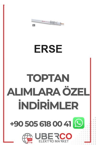 ERSE FDER017300100102AErse COAXIAL RG 6/U-4 Cu/Al Class C PVC Koaksiyel (Anten) KablosuErse COAXIAL RG 6-U-4 Cu-Al Class C PVC Koaksiyel Kablosu{ubercoelektromarket}