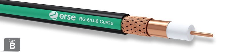 ERSE FDER017700100102WErse COAXIAL RG 6/U-6 Cu/Cu Class B PVC Koaksiyel (Anten) KablosuErse COAXIAL RG 6-U-6 Cu-Cu Class B PVC Koaksiyel Kablosu{ubercoelektromarket}