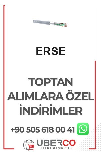 ERSE FDER0146004A0023GErse ERLINE CAT-6 F/UTP LSZH 4x2x23 AWG Veri İletişim (Cat 6) KablosuErse ERLINE CAT-6 F-UTP LSZH 4x2x23 AWG Veri İletişim Cat 6{ubercoelektromarket}