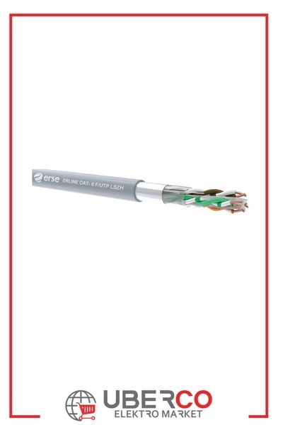 ERSE FDER0146004A0023GErse ERLINE CAT-6 F/UTP LSZH 4x2x23 AWG Veri İletişim (Cat 6) KablosuErse ERLINE CAT-6 F-UTP LSZH 4x2x23 AWG Veri İletişim Cat 6{ubercoelektromarket}