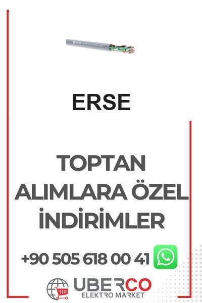 ERSE FDER0144004A0023GErse ERLINE CAT-6 U/UTP LSZH 4x2x23 AWG Veri İletişim (Cat 6) KablosuErse ERLINE CAT-6 U-UTP LSZH 4x2x23 AWG Veri İletişim Cat 6{ubercoelektromarket}