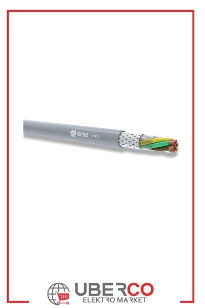 ERSE 321125183Erse LIYCY 18x2,5 Sinyal (Blendajlı) KablosuErse LIYCY 18x2,5 Sinyal Kablosu Ekranlı Sinyal{ubercoelektromarket}