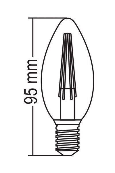 FL-1224Forlife FL-1224 4w E14 Şeffaf Mum RustikForlife FL-1224 4w E14 Şeffaf Mum Rustik{ubercoelektromarket}