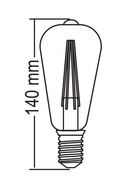 FL-1227Forlife FL-1227 4w E27 St64 Armut RustikForlife FL-1227 4w E27 St64 Armut Rustik{ubercoelektromarket}