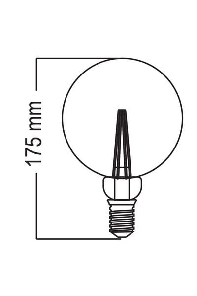 FL-1229Forlife FL-1229 6w E27 G125 Glop RustikForlife FL-1229 6w E27 G125 Glop Rustik{ubercoelektromarket}