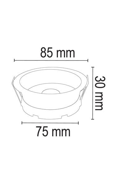 FL-2014 SRForlife FL-2014 SR Profesyonel Downlight 9WForlife FL-2014 SR Profesyonel Downlight 9W{ubercoelektromarket}