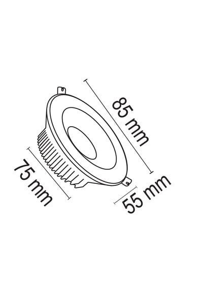 FL-2076 MForlife FL-2076 M Döküm Kasa Profesyonel Downlight 10WForlife FL-2076 M Döküm Kasa Profesyonel Downlight 10W{ubercoelektromarket}