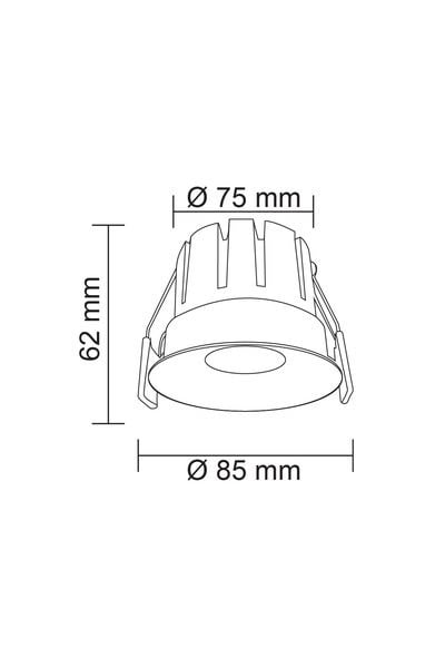 FL-2077 B-12WForlife FL-2077 B 12W Premium Seri Profesyonel Downlight 12wForlife FL-2077 B 12W Premium Seri Profesyonel Downlight 12w{ubercoelektromarket}