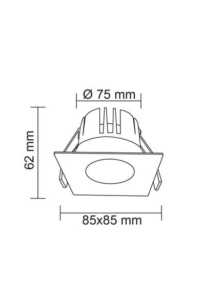 FL-2077 KS-12WForlife FL-2077 KS 12W Premium Seri Profesyonel Downlight 12wForlife FL-2077 KS 12W Premium Seri Profesyonel Downlight{ubercoelektromarket}