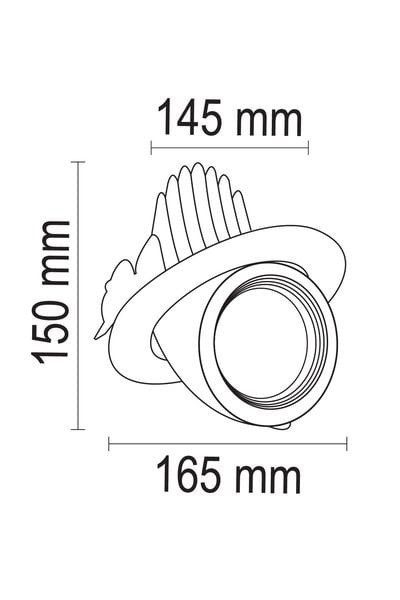 FL-2089 BForlife FL-2089 B Salyangoz Armatür 40WForlife FL-2089 B Salyangoz Armatür 40W{ubercoelektromarket}
