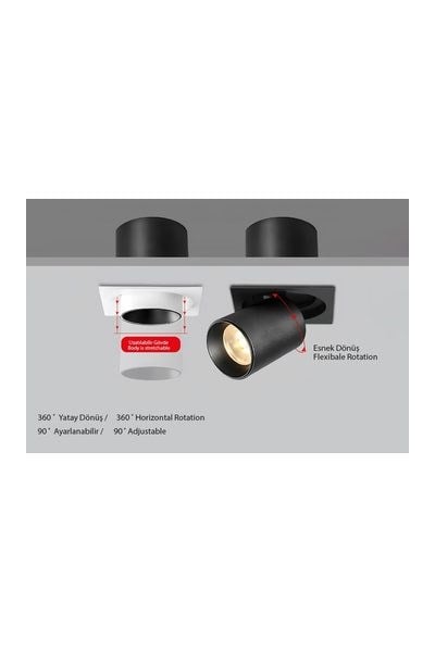 FL-2277 SForlife FL-2277 S Sıva Altı Yönlendirilebilir Spot Armatürler 35WForlife FL-2277 S Sıva Altı Yönlendirilebilir Spot{ubercoelektromarket}