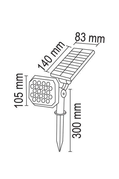 FL-3124Forlife FL-3124 22w Solar Çim Armatürü IP65Forlife FL-3124 22w Solar Çim Armatürü IP65{ubercoelektromarket}