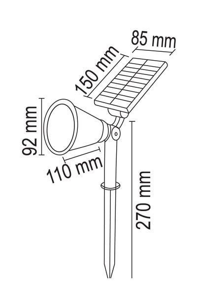FL-3126Forlife FL-3126 18w Solar Çim Armatürü IP65Forlife FL-3126 18w Solar Çim Armatürü IP65{ubercoelektromarket}