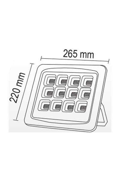 Forlife FL-3142 120W 6500K Beyaz Solar Projektör