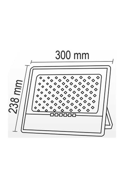 Forlife FL-3144 250W 6500K Beyaz Solar Projektör