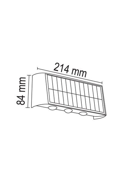 FL-3192Forlife FL-3192 12w Solar Duvar Apliği IP65Forlife FL-3192 12w Solar Duvar Apliği IP65{ubercoelektromarket}