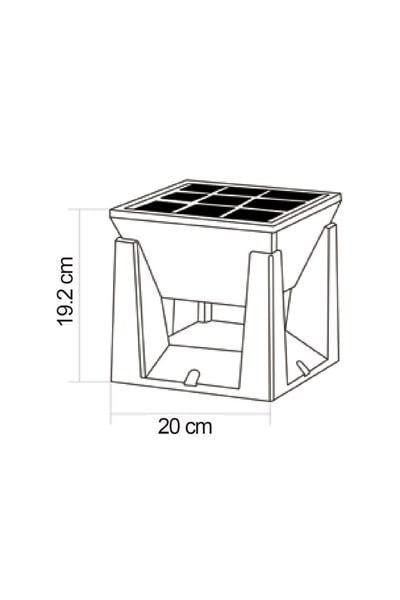 FL-3325Forlife FL-3325 100w Solar Set Üstü Armatür IP65Forlife FL-3325 100w Solar Set Üstü Armatür IP65{ubercoelektromarket}