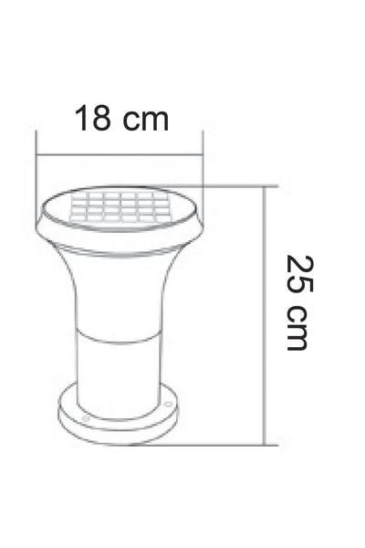 FL-3340Forlife FL-3340 100w Solar Bahçe Armatürleri IP65Forlife FL-3340 100w Solar Bahçe Armatürleri IP65{ubercoelektromarket}