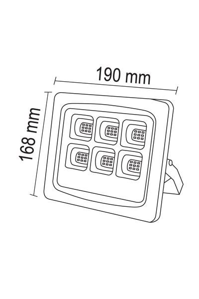FL-3375Forlife FL-3375 150w Solar Projektör IP65Forlife FL-3375 150w Solar Projektör IP65{ubercoelektromarket}