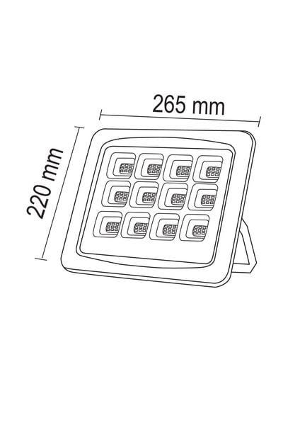 FL-3376Forlife FL-3376 250w Solar Projektör IP65Forlife FL-3376 250w Solar Projektör IP65{ubercoelektromarket}