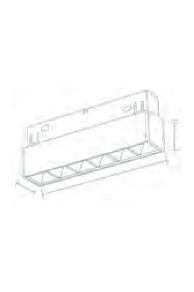 FL-5511 DD-SForlife FL-5511 DD Silver 11 Cm Kompakt Lensli Magnet Armatür Dali Dimli 6WForlife FL-5511 DD Silver 11 Cm Kompakt Lensli Magnet{ubercoelektromarket}
