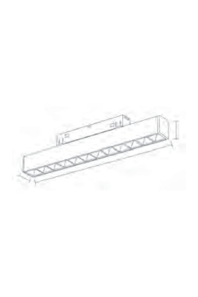 FL-5512 D-PForlife FL-5512 D Platin 22 Cm Kompakt Lensli Magnet Armatür Dimli 12WForlife FL-5512 D Platin 22 Cm Kompakt Lensli Magnet{ubercoelektromarket}