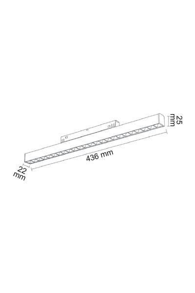 FL-5514 D-PForlife FL-5514 D Platin 44 Cm Kompakt Lensli Magnet Armatür Dimli Platin 24WForlife FL-5514 D Platin 44 Cm Kompakt Lensli Magnet{ubercoelektromarket}