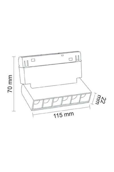 FL-5521 DD-RForlife FL-5521 DD Rose 11 Cm Hareketli Kompakt Lensli Magnet Armatür Dali Dimli Rose 6WForlife FL-5521 DD Rose 11 Cm Hareketli Kompakt Lensli{ubercoelektromarket}