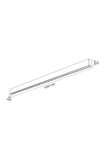 FL-5561 RForlife FL-5561 R 120 Cm Kompakt Lensli Linear Armatür 40WForlife FL-5561 R 120 Cm Kompakt Lensli Linear Armatür 40W{ubercoelektromarket}
